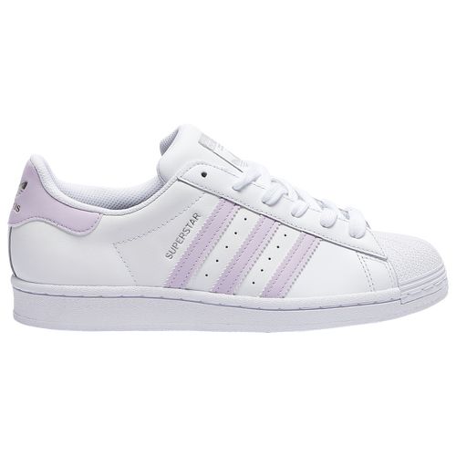 adidas Originals Superstar - Women's Basketball Shoes - White / Purple Tint / Silver Metallic, Size  | Eastbay