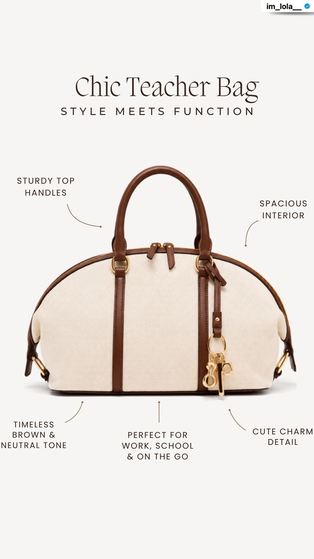 Work bag, teacher bag, everyday bag… she’s all three ✨

#LTKU #LTKTravel #LTKootd