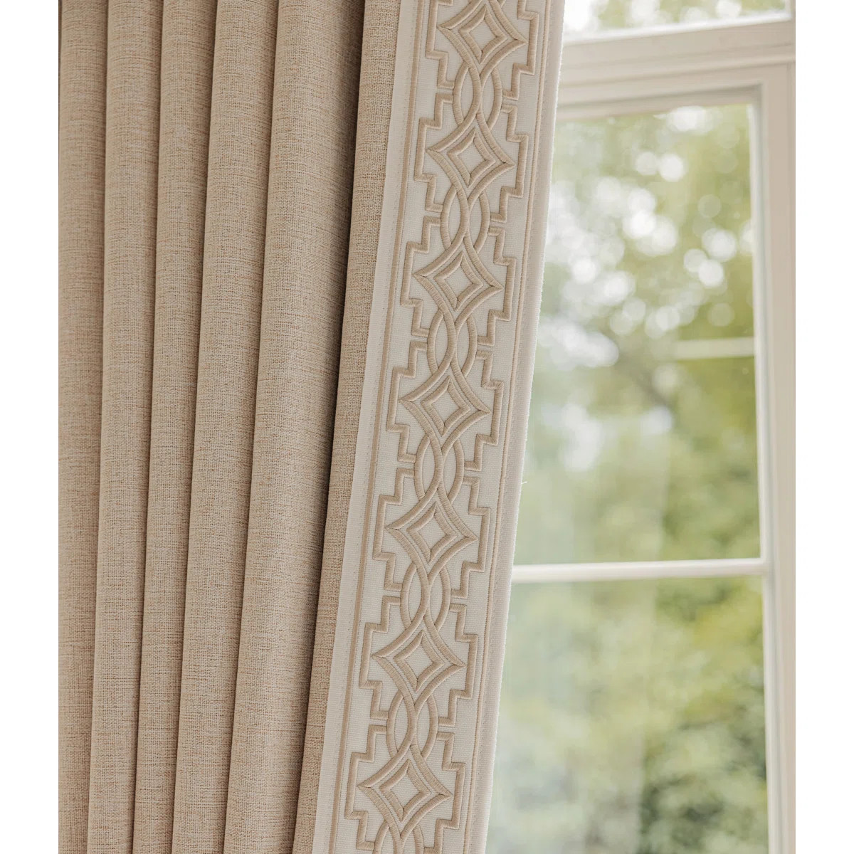 Annabelle Cotton Blend Blackout Curtain Pair | Wayfair North America