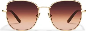 QUAY Uptown 58mm Gradient Round Sunglasses | Nordstrom | Nordstrom