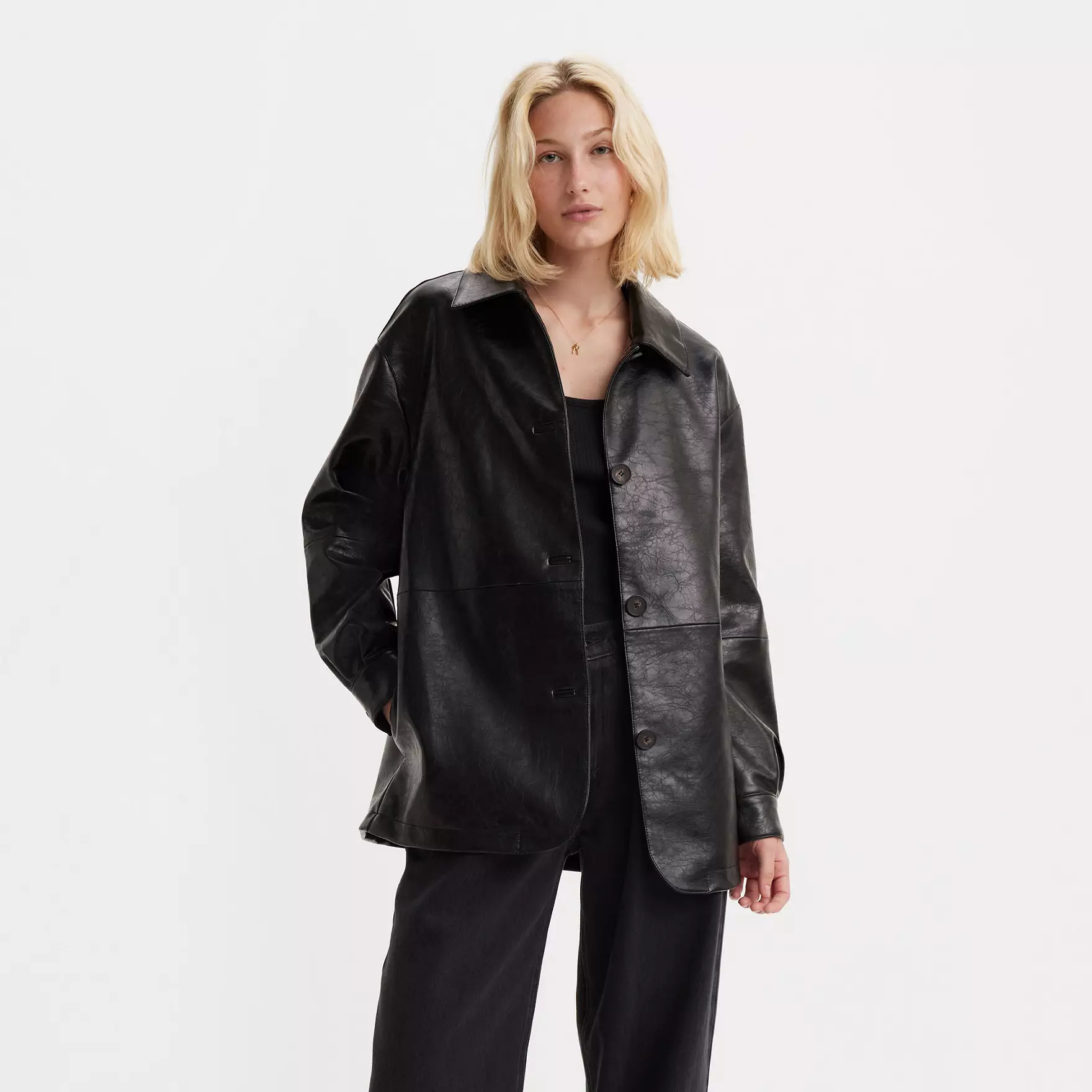 Faux Leather Vintage Blazer Jacket | LEVI'S (US)