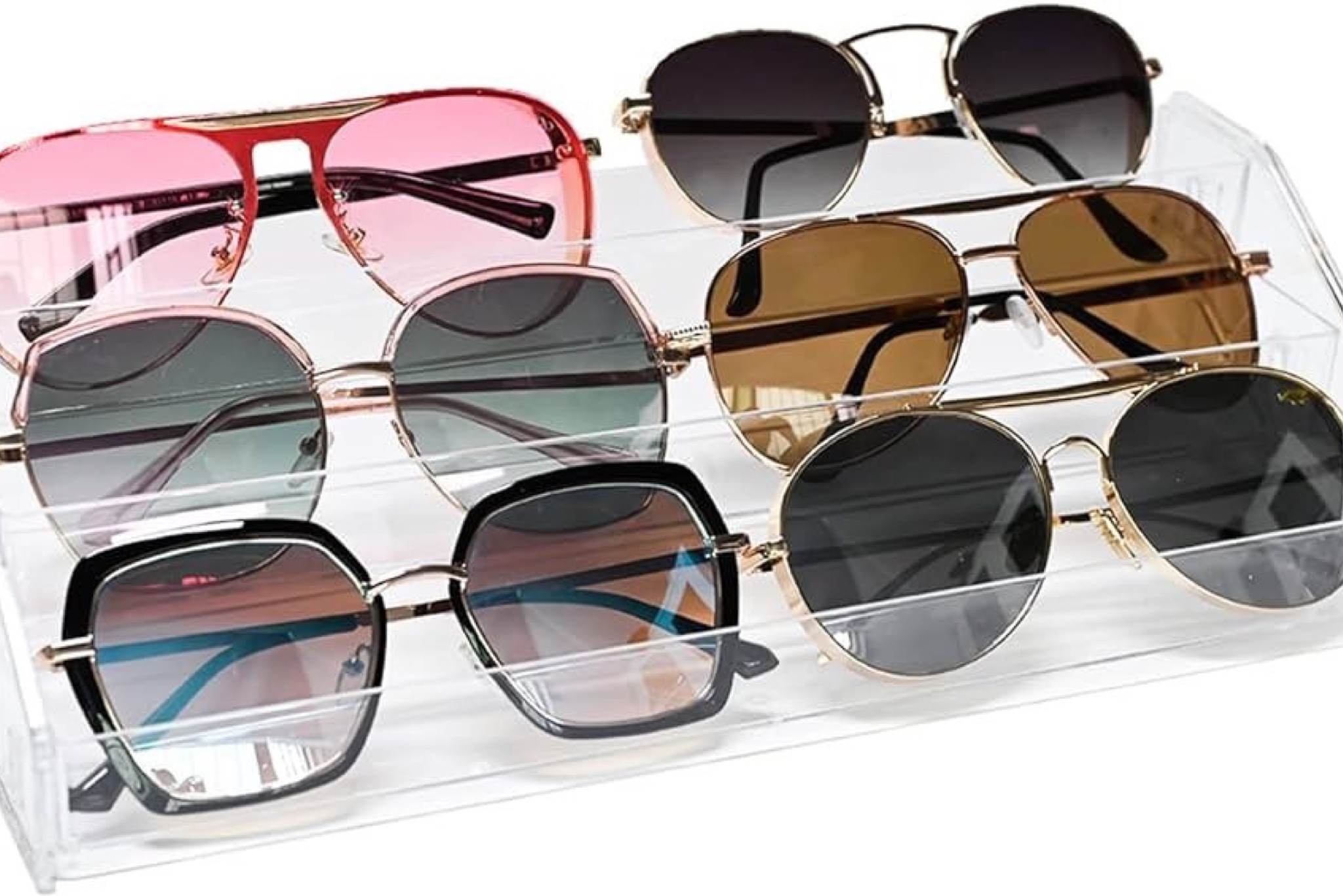 Clear Acrylic Sunglasses/Glasses Organizer

#LTKhome