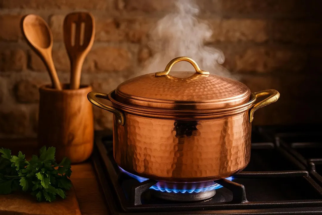 Handmade Copper Stockpot: Traditional Turkish Soup Stew Pot - Etsy | Etsy (US)