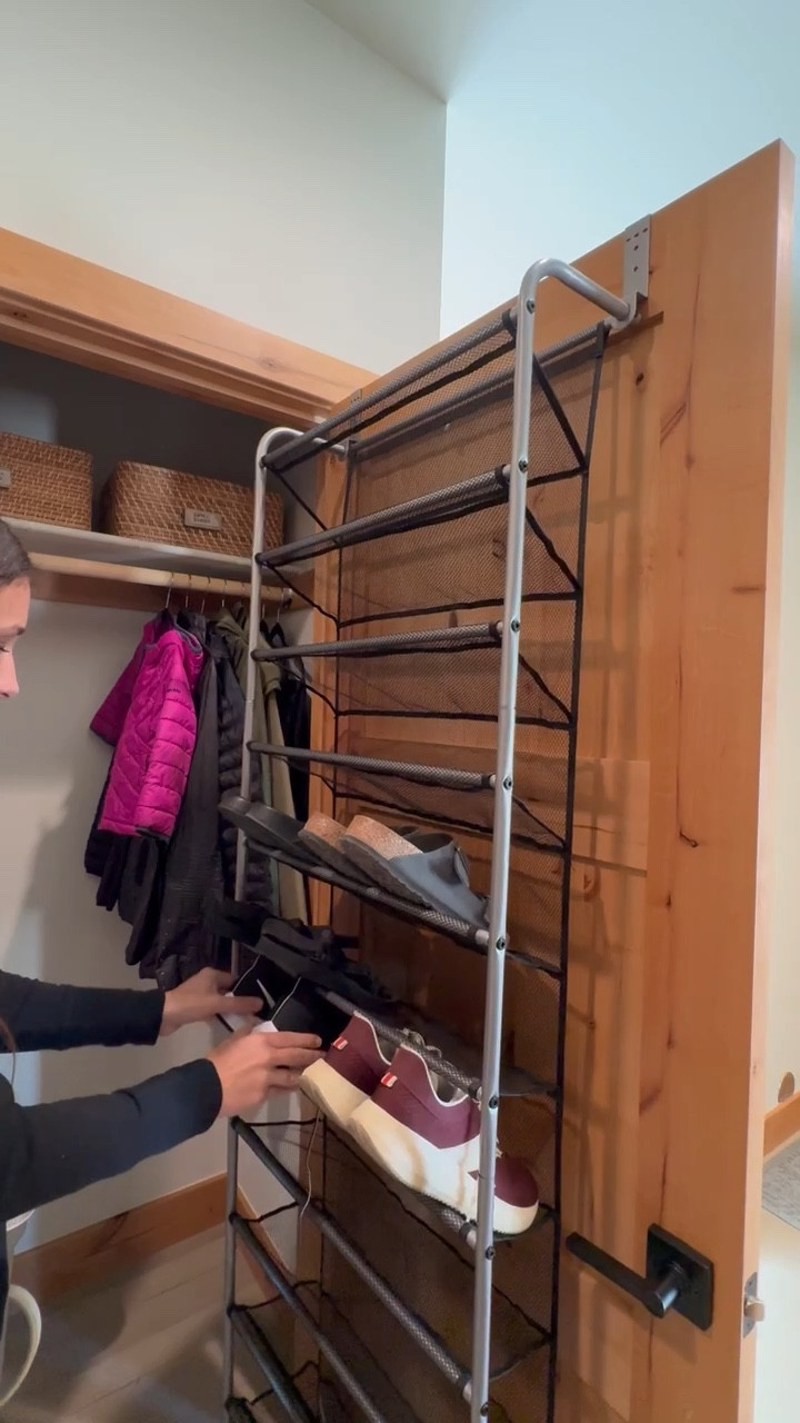 Over the door shoe storage for your closet!

#LTKHome #LTKVideo #LTKFindsUnder50