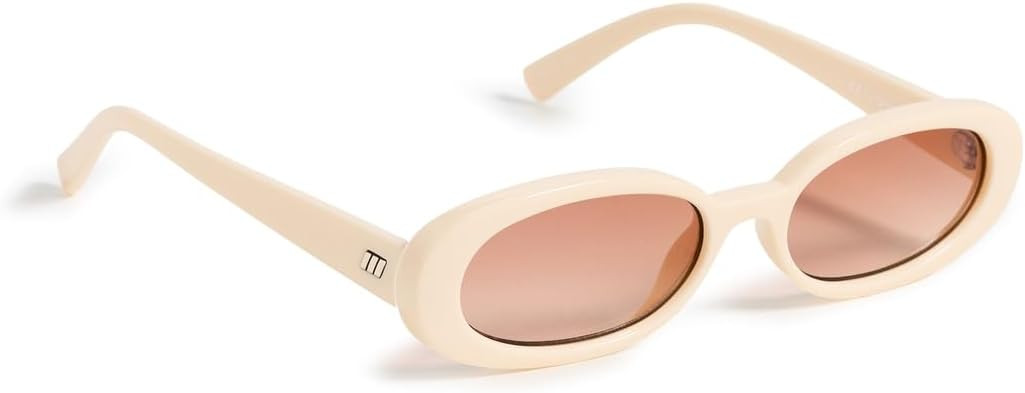 Le Specs Outta Love Sunglasses - Narrow, Oval, Unisex, Micro 90s Sleek Style | Amazon (US)