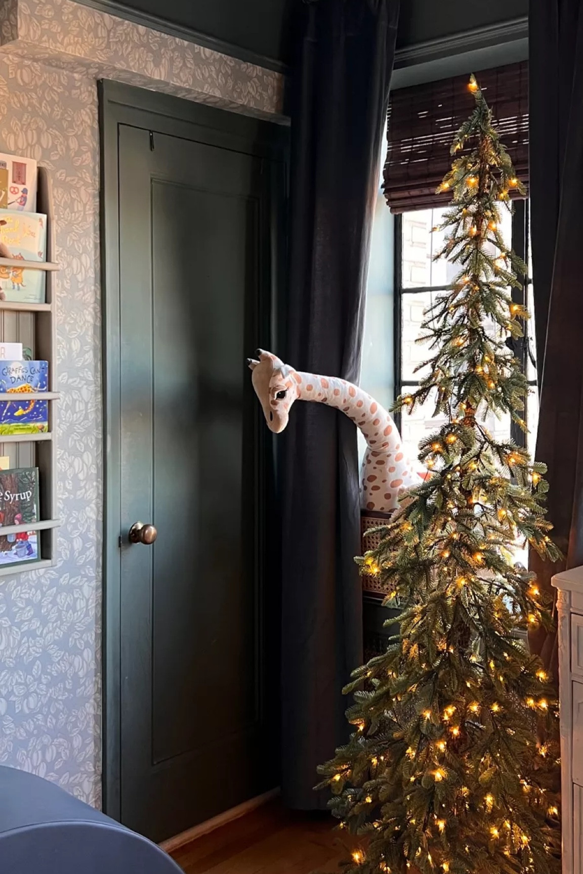skinny Christmas tree for the nursery + curtain rods and rings 

#LTKHoliday #LTKSeasonal #LTKhome