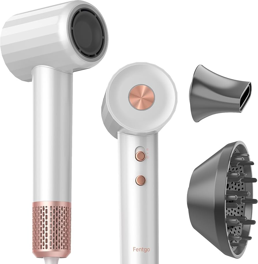 High Speed Ionic Hair Dryer with Diffuser, Professonal Blow Dryer 110,000 RPM Brushless Motor for... | Amazon (US)