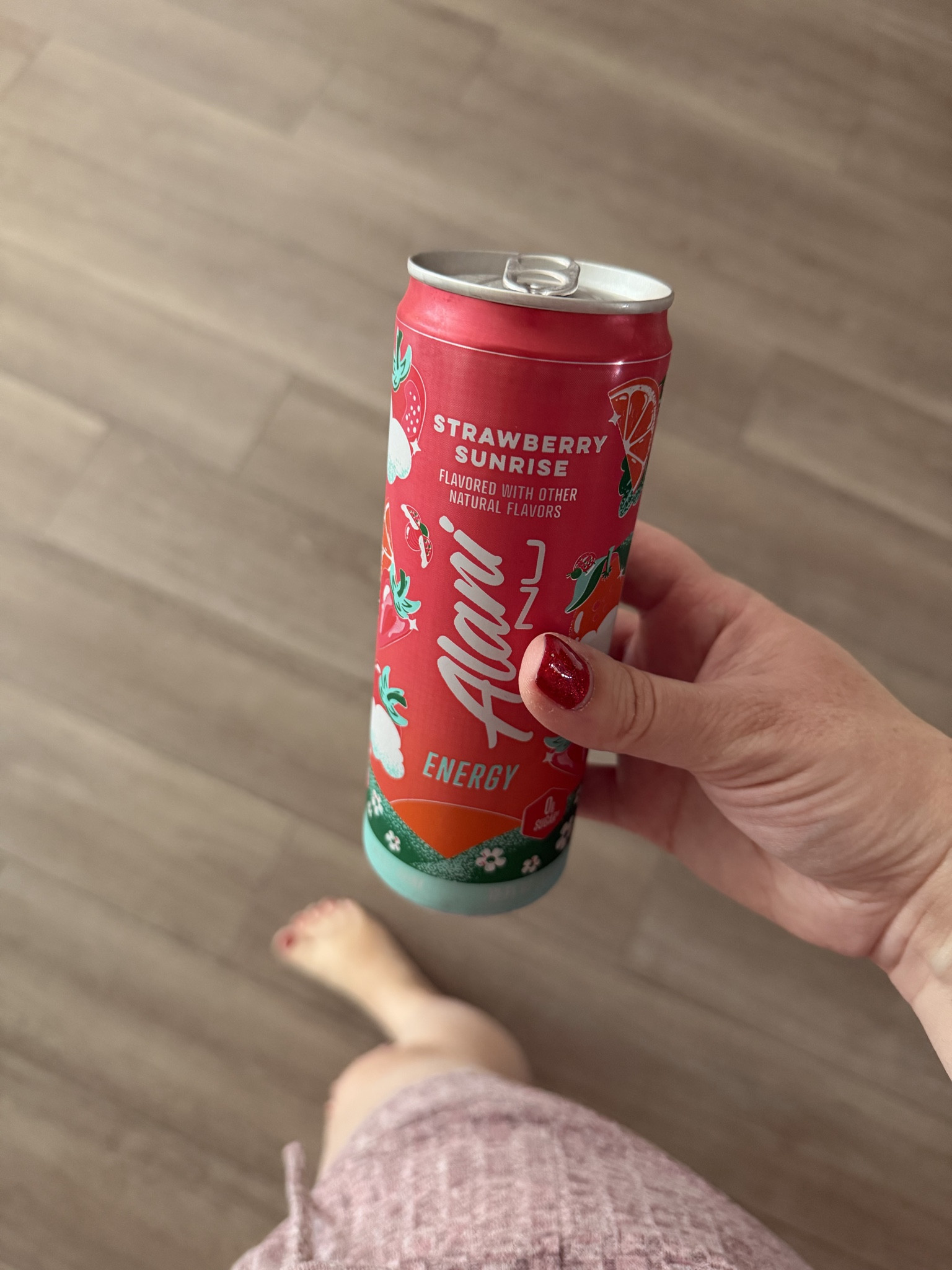 This Alani energy drink is one of my go-to flavors—smooth, refreshing, and perfect for when I need energy without reaching for coffee. 

Pairing it with a soft, cozy loungewear set is basically my everyday uniform at home.

If you’re searching for Alani Nu Strawberry Sunrise, best Alani flavors, energy drink coffee alternative, or comfortable lounge sets for women, this combo is undefeated. 

The lounge set is lightweight, breathable, and perfect for working from home, mom life, or relaxing days at home.

Whether you’re starting your morning, getting through the afternoon slump, or just enjoying a slow day, this is the kind of cozy-meets-energy vibe I live in.

#LTKmomlife #LTKdayinmylife #LTKootd