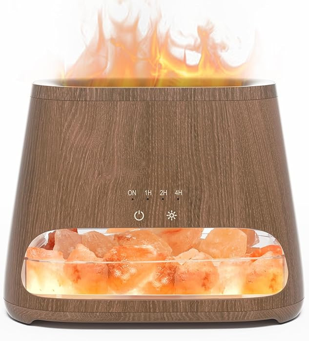 SALKING 2-in-1 Himalayan Salt Lamp Diffuser, Cool Mist Humidifier, Aromatherapy & Himalayan Salt ... | Amazon (US)