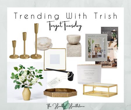 Target Tuesday!  Here’s what’s Trending with Trish.  All things to style your coffee table, give it the glow up it deserves.

#LTKhome #LTKunder50 #LTKstyletip