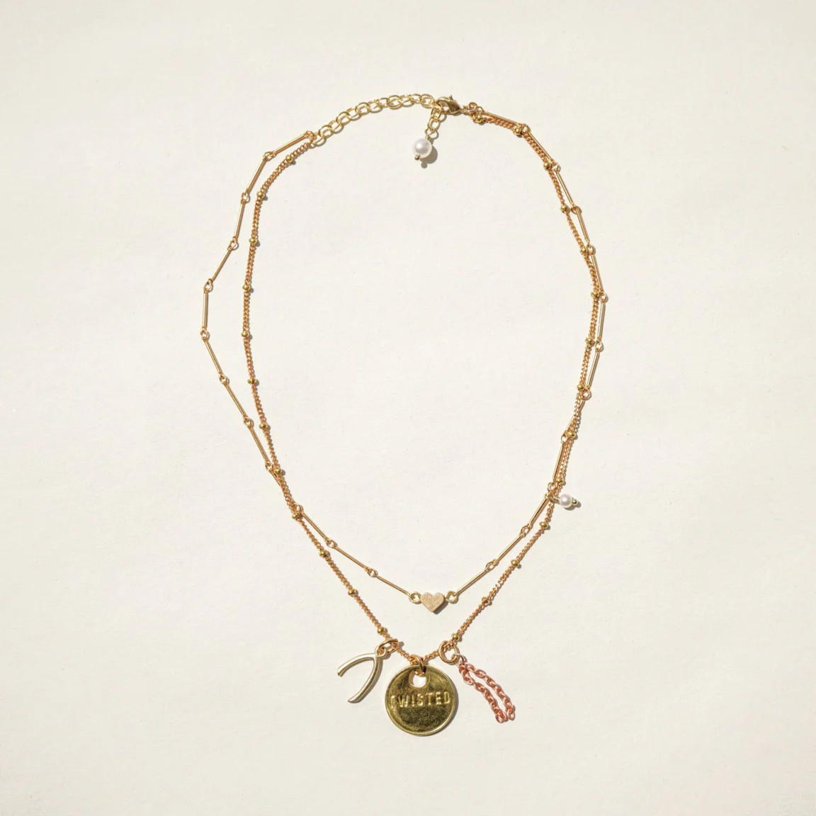 Karma necklace | Twisted Silver