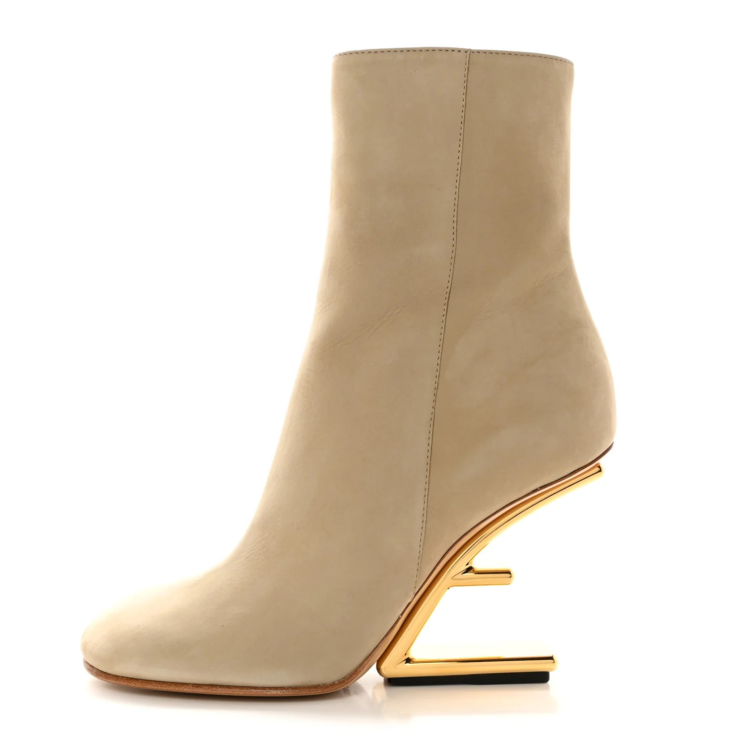 Nubuck Fendi First 95mm Ankle Boots 36 Roger | FASHIONPHILE (US)