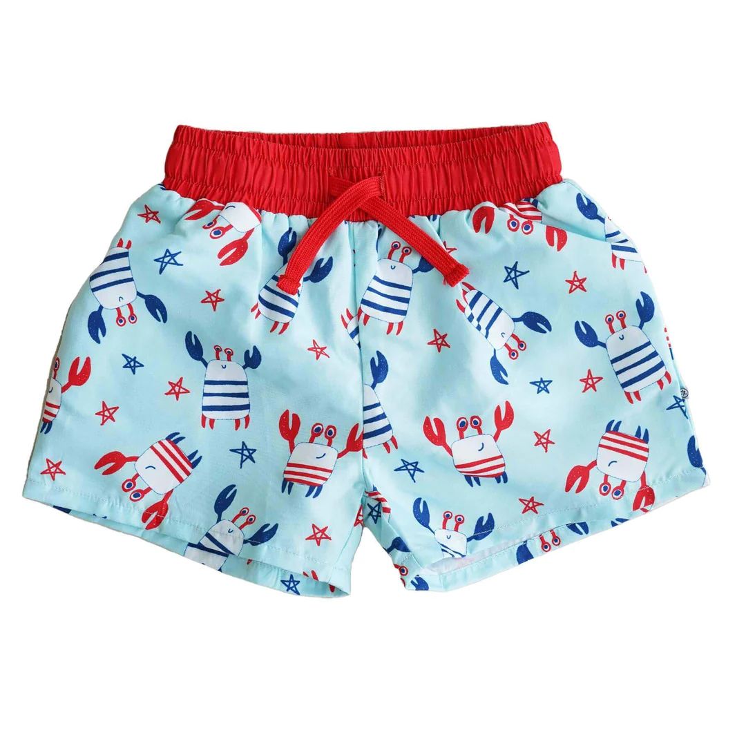 Boy's Swim Trunks | Crabby Cutie | Caden Lane