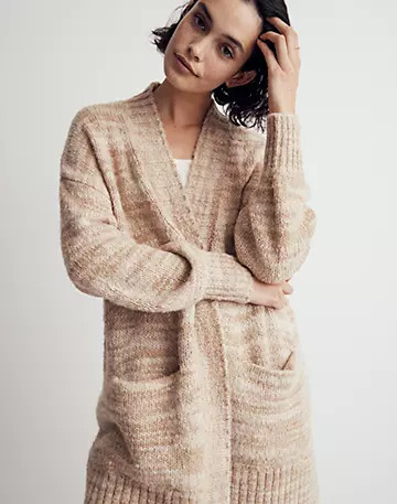 Space-Dyed Long Cardigan Sweater | Madewell