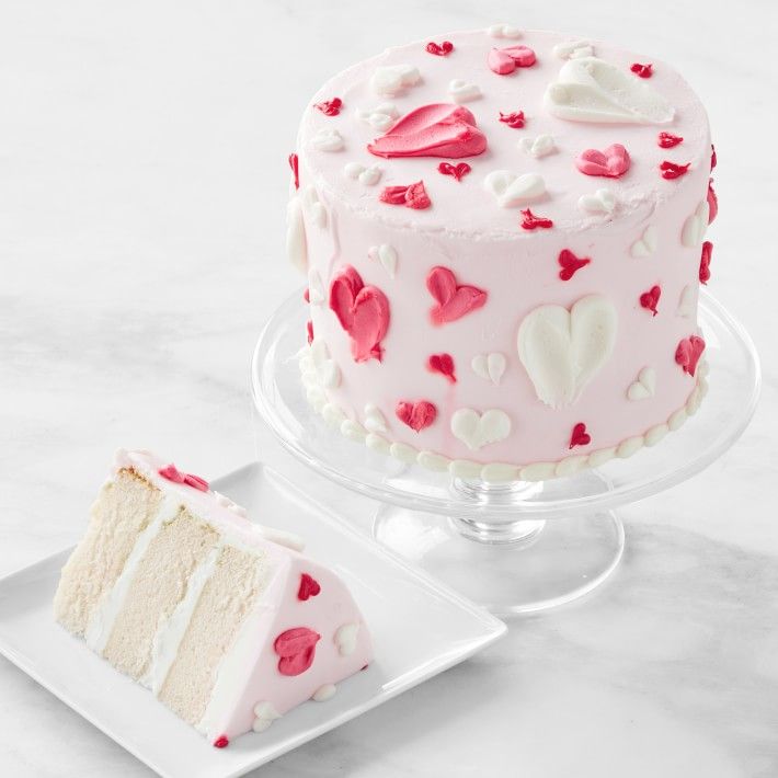 Soaring Hearts Three-Layer Cake, Serves 8-10 | Williams-Sonoma