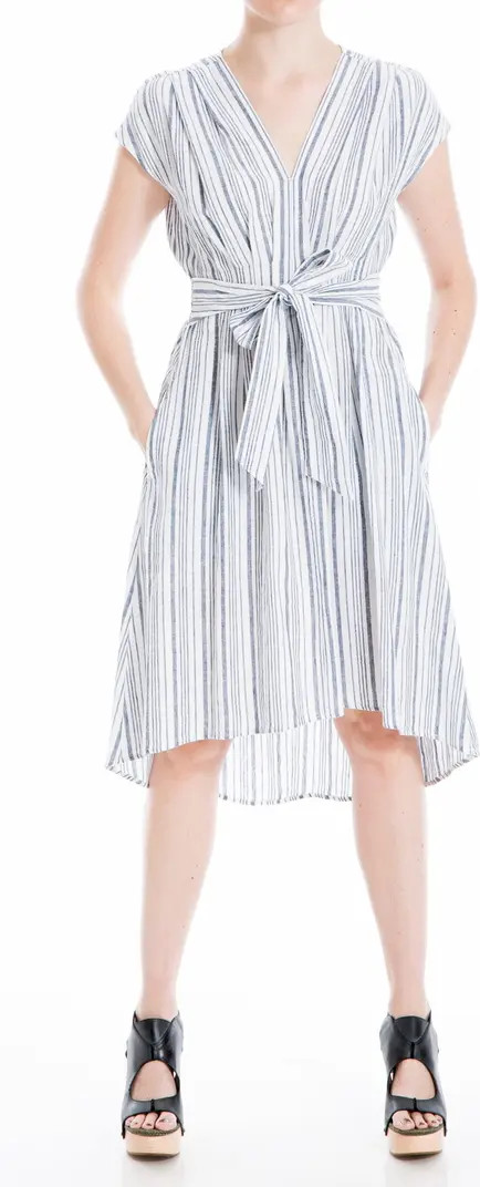 V-Neck Waist Tie Dress | Nordstrom Rack