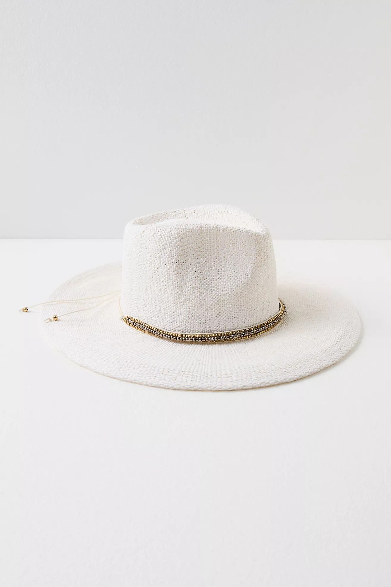 Monte Carlo Wide Brim Straw Hat | White Hat Outfit | Straw Cowboy Hat Spring Summer Hats For Women  | Free People (Global - UK&FR Excluded)