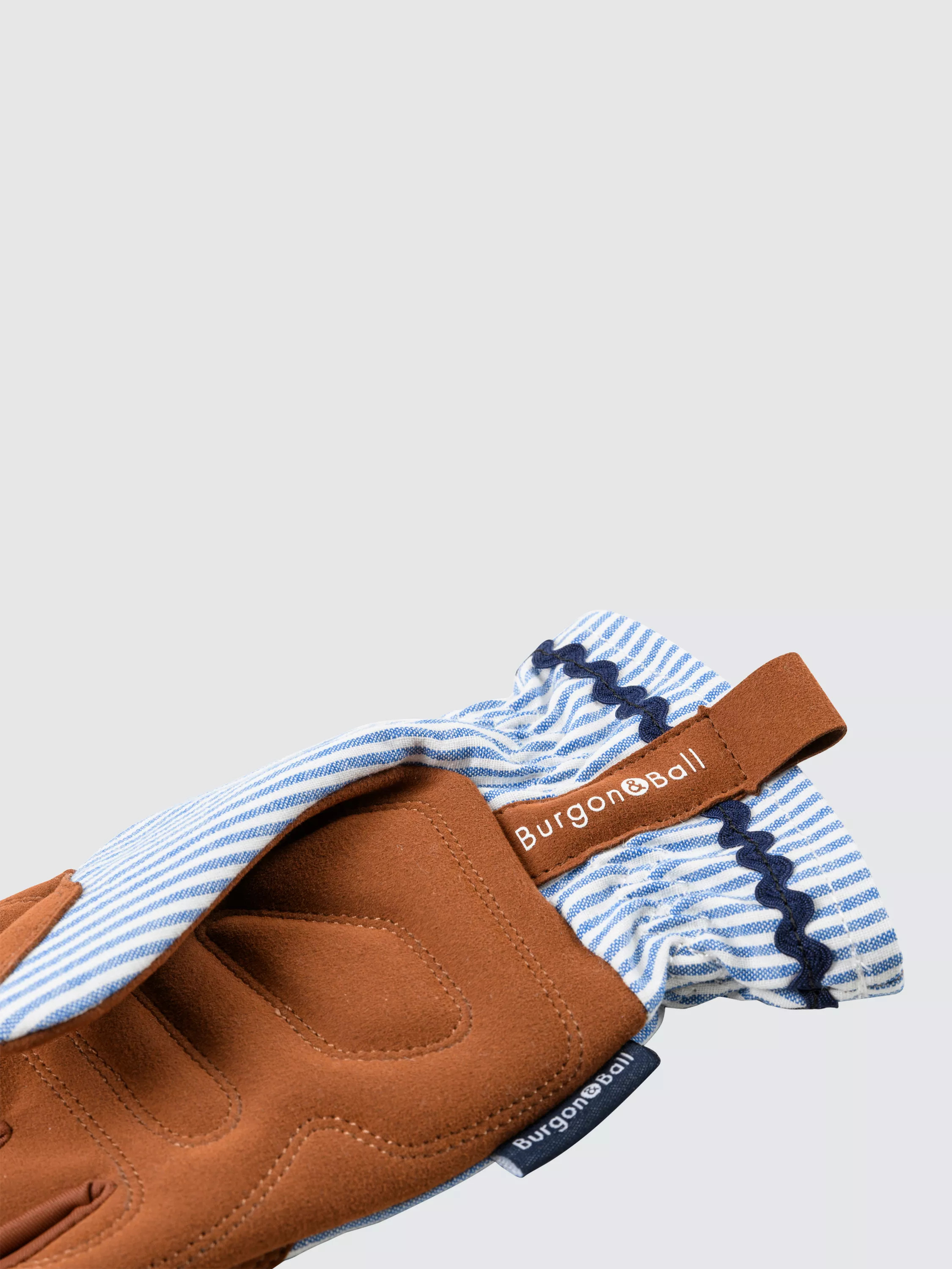 Burgon & Ball Striped Gardening Gloves, Blue | John Lewis (UK)