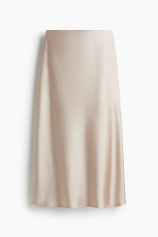 H & M - Midi Skirt - Beige | H&M (US + CA)