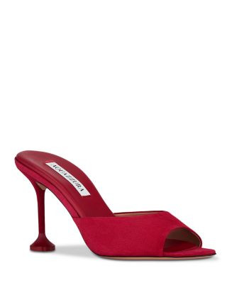 Aquazzura Women's Bisous Mule 85 Sandals  | Bloomingdale's Shoes | Bloomingdale's (US)