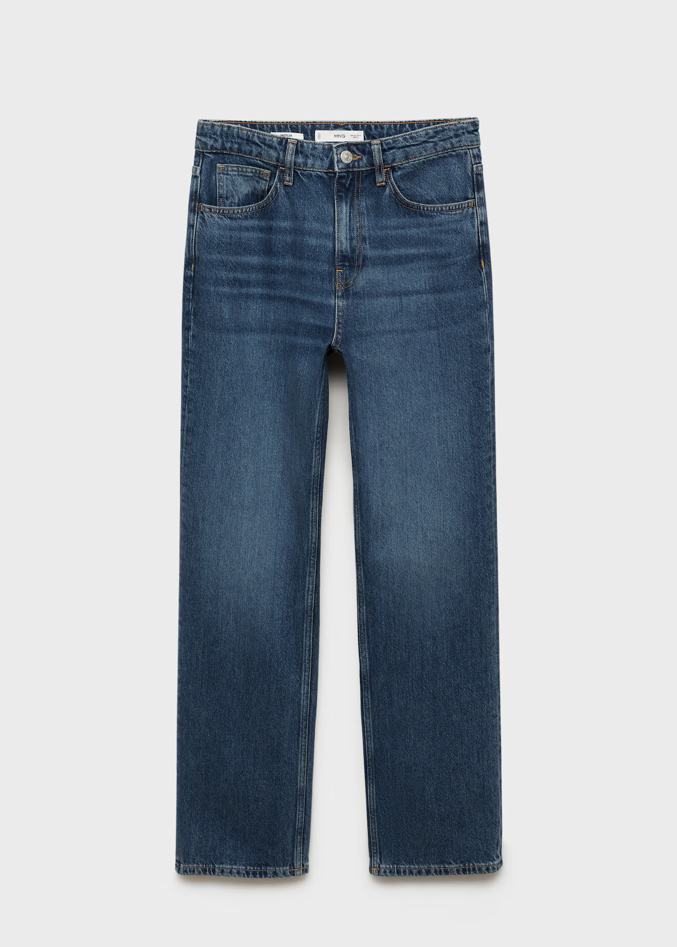 Matilda medium-rise straight-fit jeans - Women | MANGO USA | Mango (US/MX/AU)