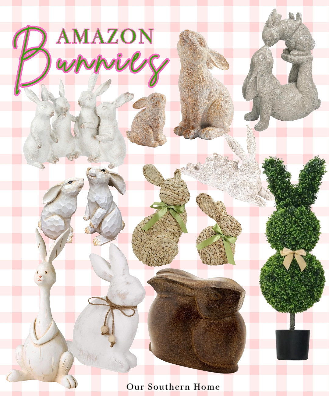 Adorable bunny rabbit decor to decorate for spring from Amazon! 

easter decor | bunny statue | bunny | rabbit | spring decor | amazon home 

 #LTKSeasonal #LTKHome #LTKStyleTip