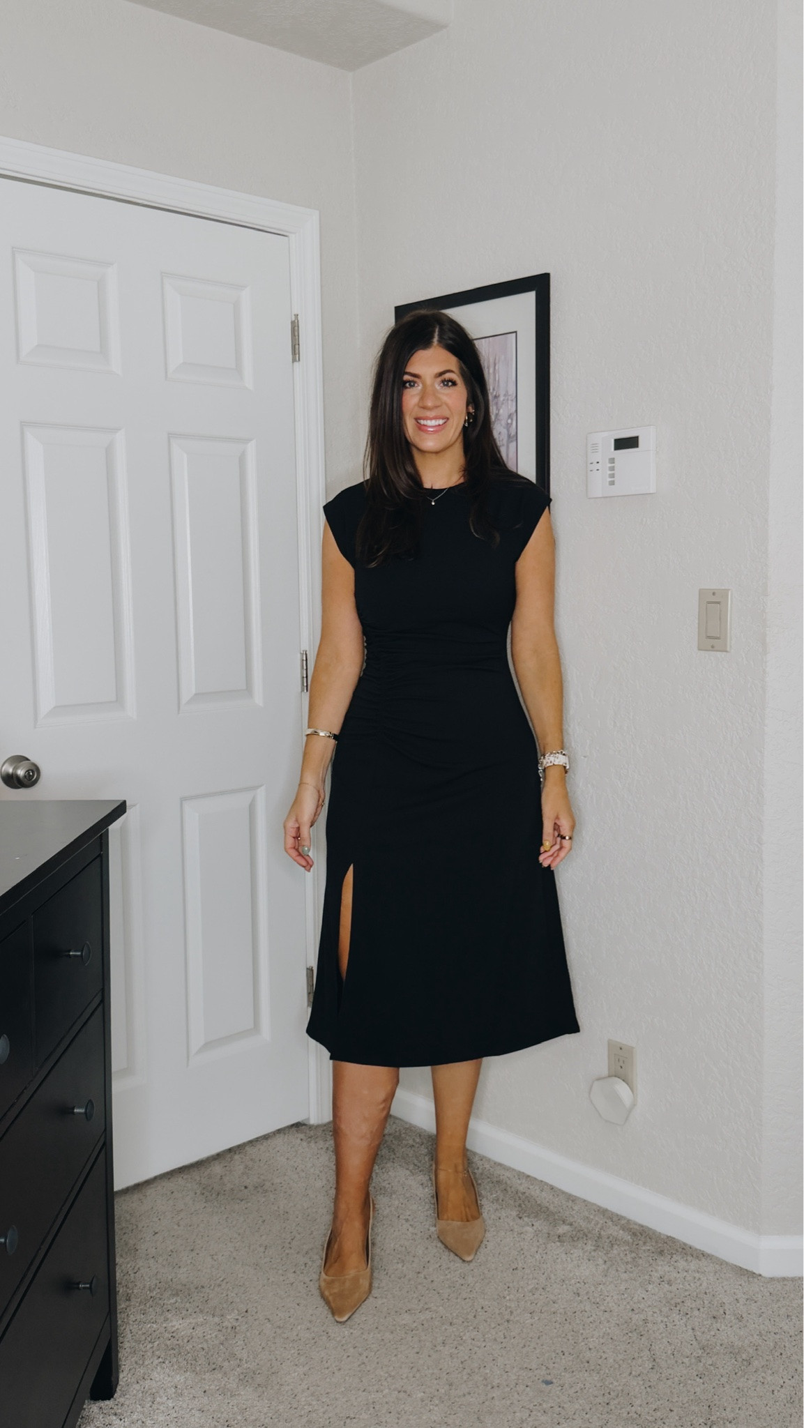 Wearing a size small in the dress
-
Summer to fall workwear, fall workwear, office outfit, midsize workwear, business casual outfit, fall office style, work outfit ideas, transitional workwear

#LTKootd #LTKMidsize #LTKWorkwear