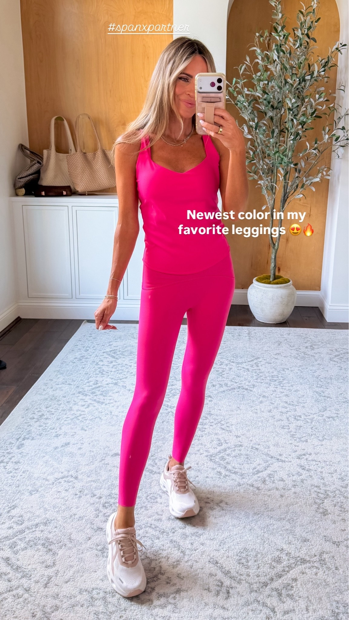 New booty boost leggings in siren pink 🩷🔥 wearing xs petite 

 new customers can use code KATEROSExSPANX to save 15% plus free shipping! 

#spanxpartner @Spanx

#LTKOver40 #LTKActive #LTKfitnessgoals