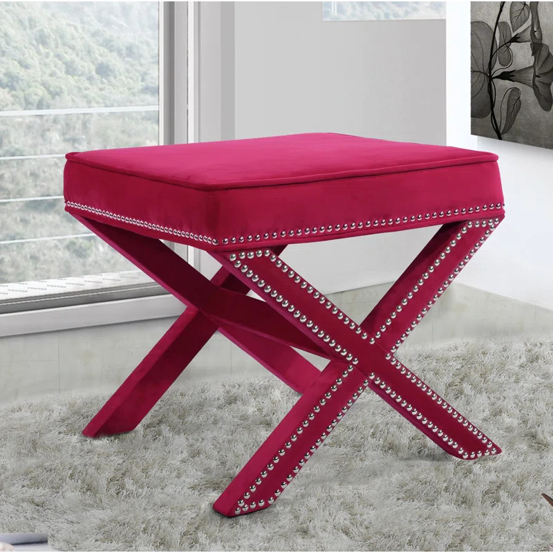 Norfolk Velvet Ottoman | Wayfair North America