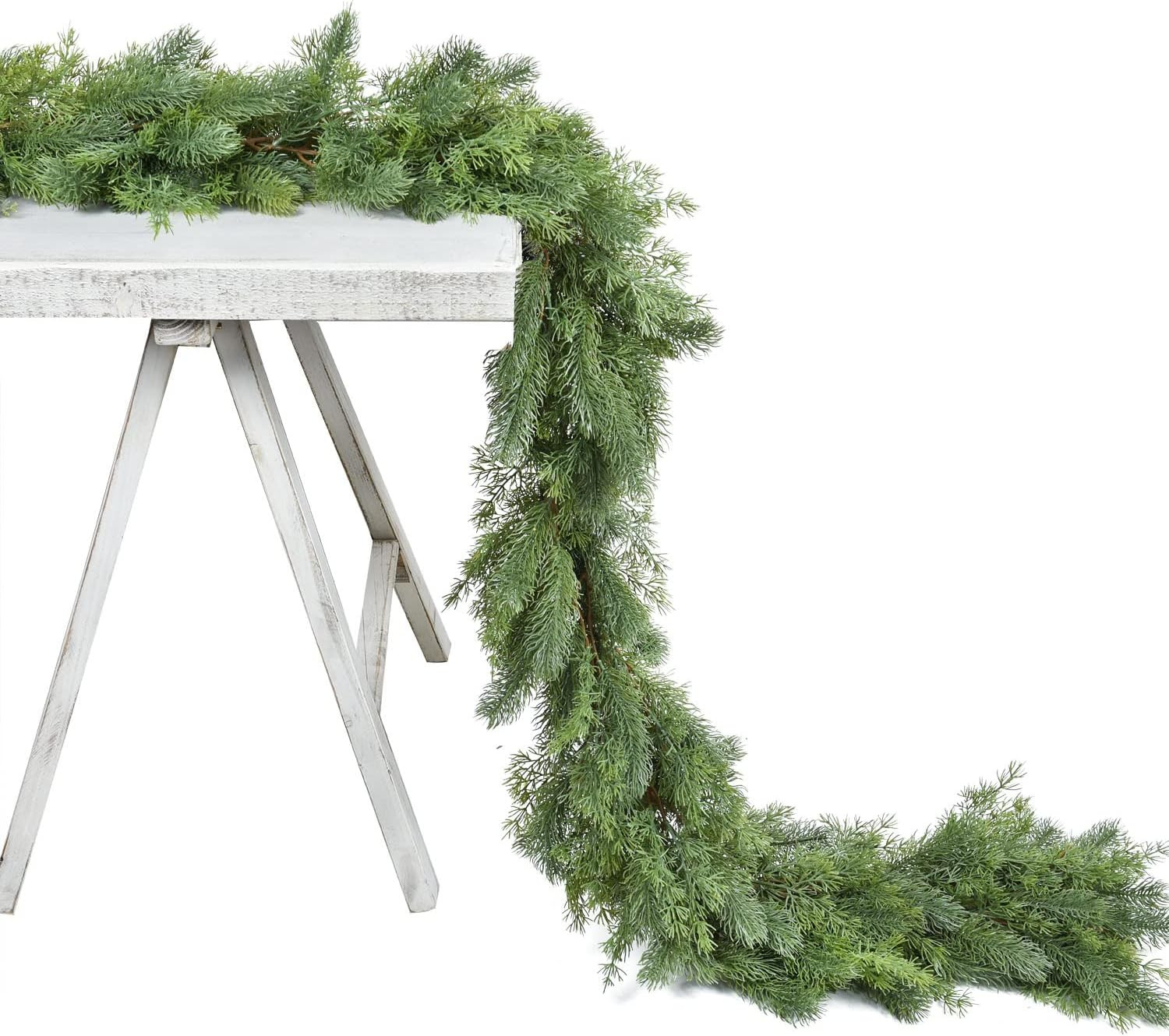 Artiflr 6 Feet Artificial Christmas Pine Garland, Winter Greenery Garland for Holiday Season Mant... | Amazon (US)