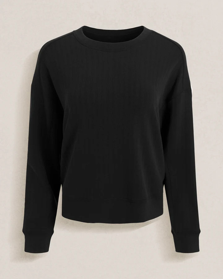 Splendid x @ Cellajaneblog Rib Scuba Sweatshirt | Splendid | Splendid