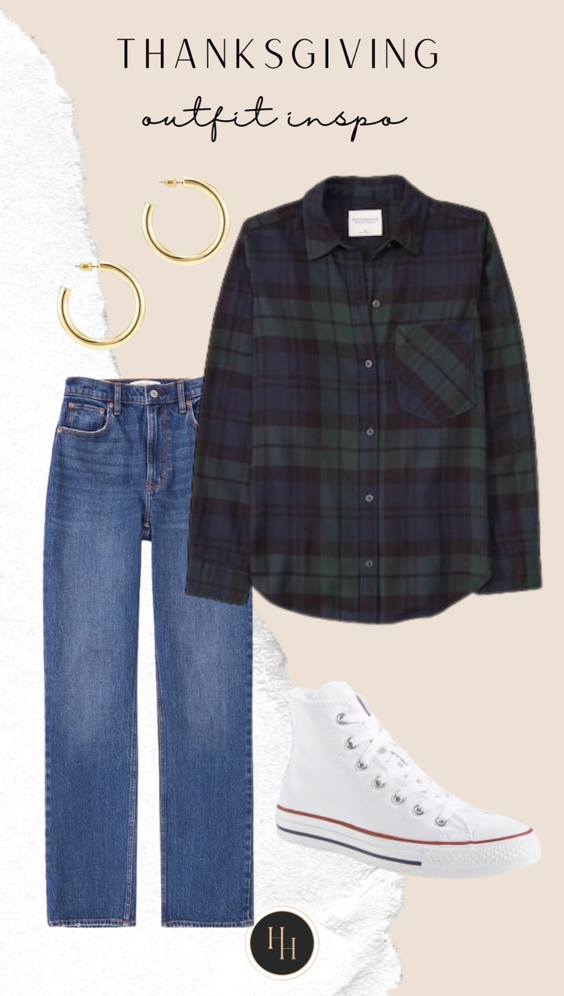 Thanksgiving OUTFIT INSPO 

Reposting these to prepare for next week! 

Holiday style, style tip, fall style, thanksgiving, plaid, button down, denim, converse, jewelry, earrings 

#LTKstyletip #LTKSeasonal #LTKHoliday