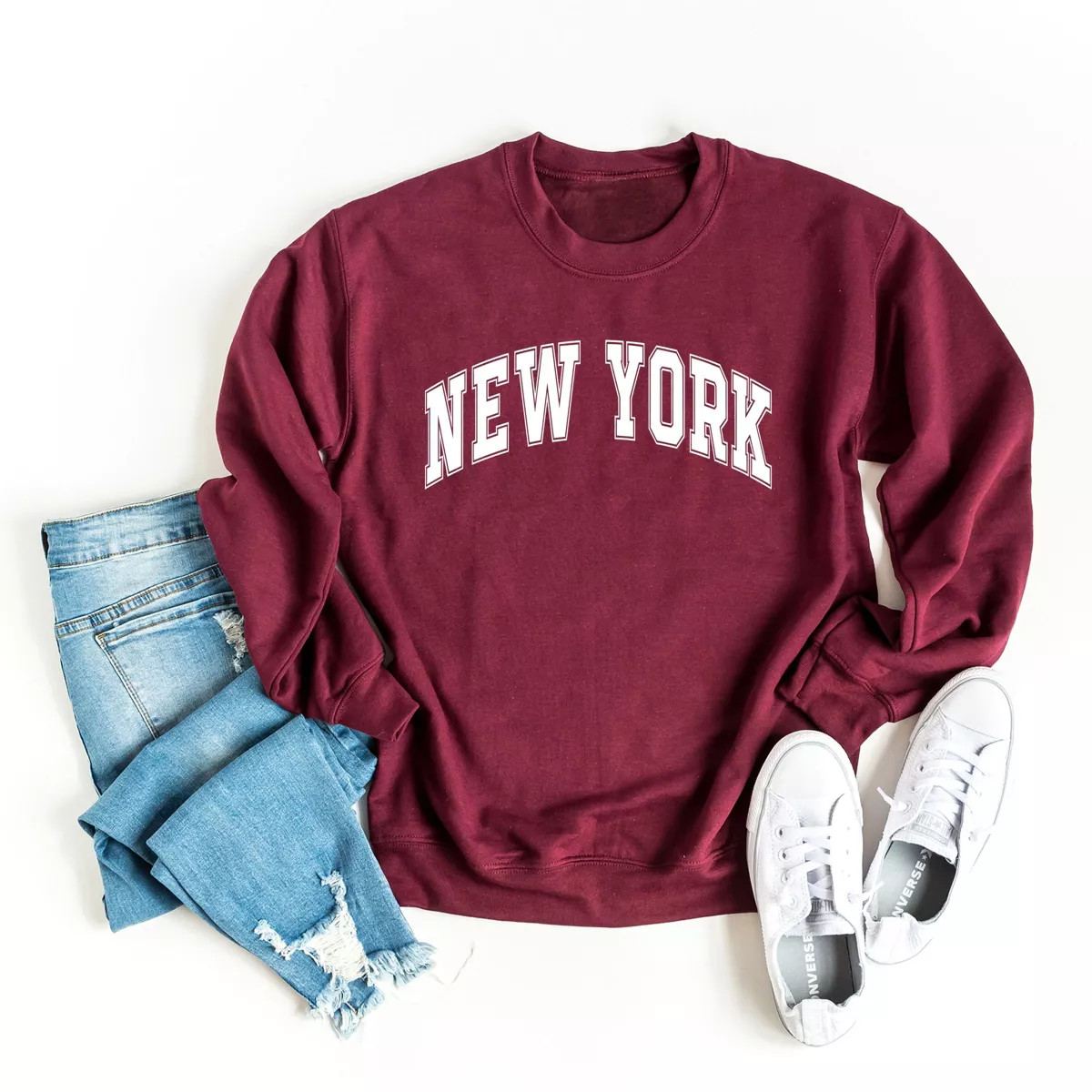 Simply Sage Market Varsity New York Sweatshirt | Target