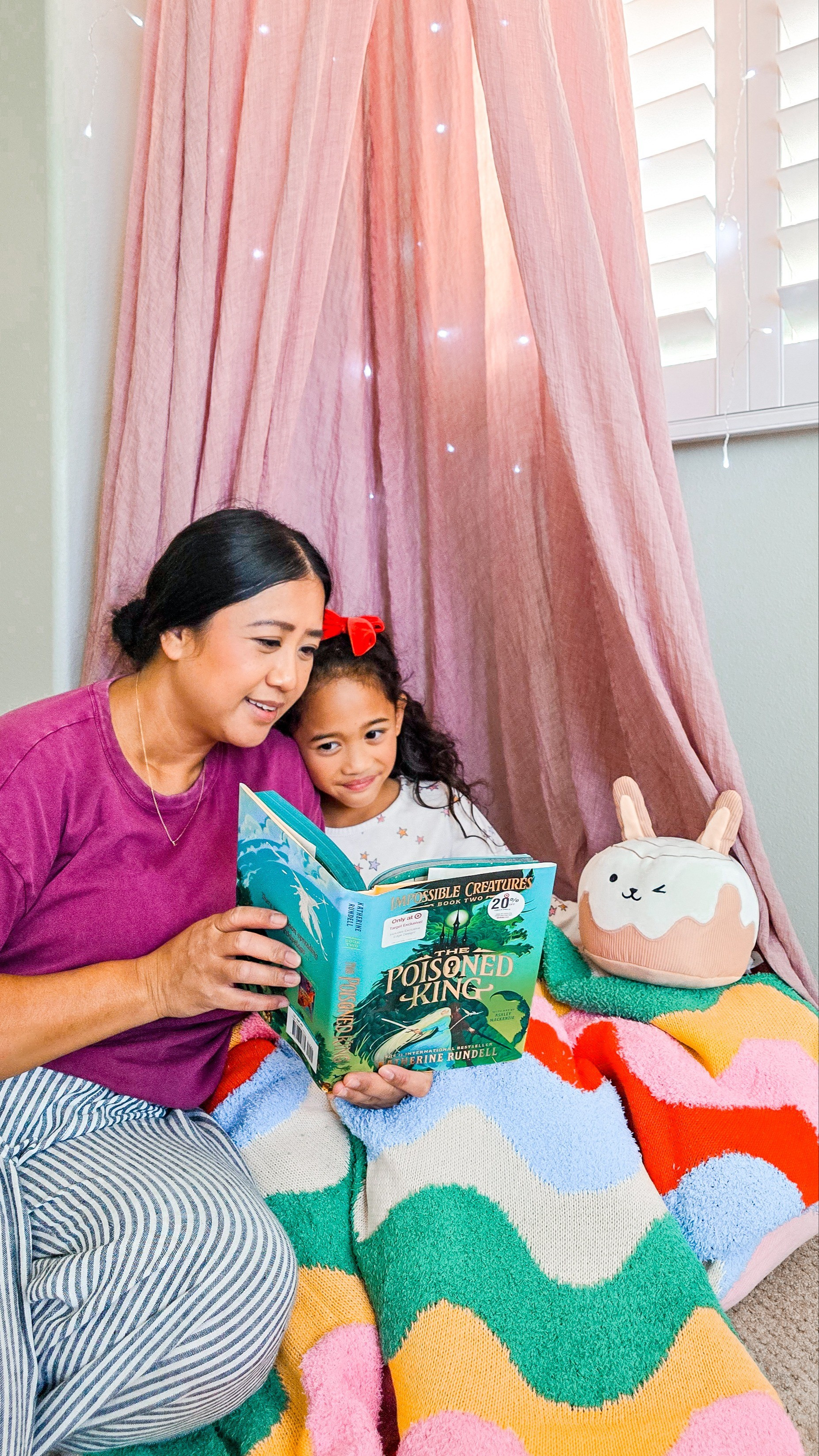 #AD My daughter’s reading book nook is finally set up! We love Target’s book selection, so we headed over and she picked out a few cozy items plus this new release by Katherine Rundell. I love how whimsical and magical this corner feels and we can’t wait to scour @Target for more upcoming book releases in the coming months! #TargetPartner #Target #TargetBooks @Shop.LTK #liketkit

#LTKKids #LTKFamily #LTKHome