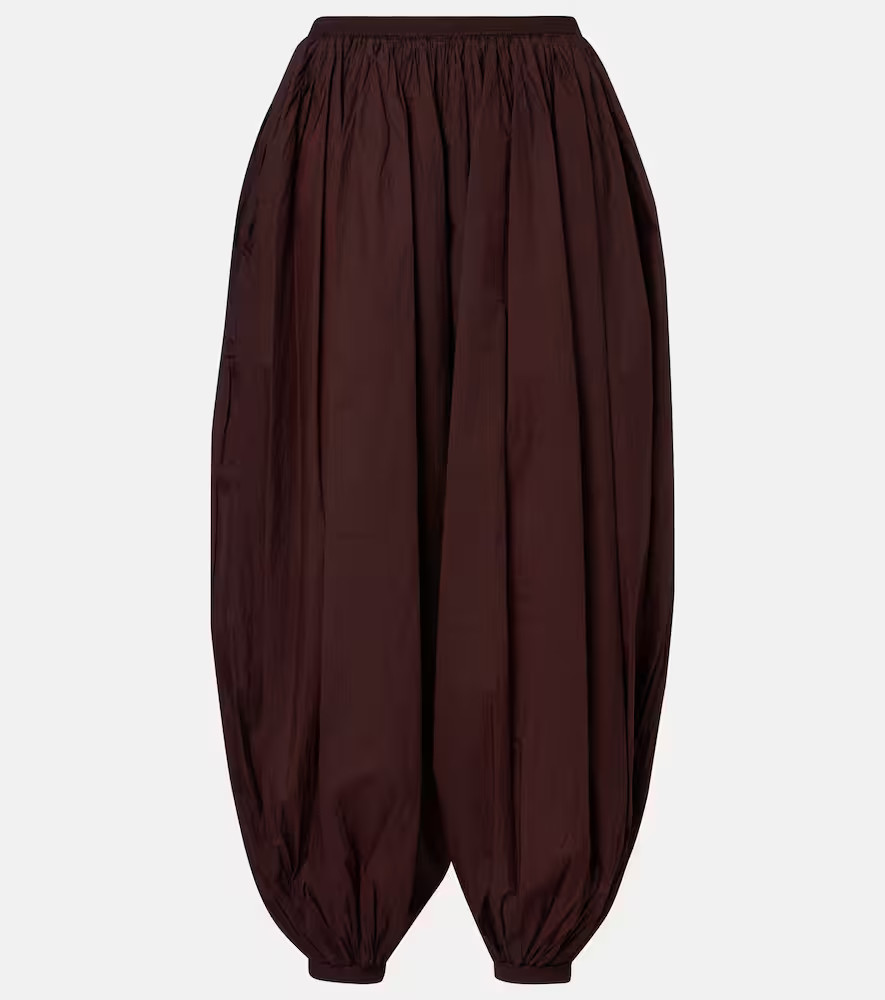 Alaia Draped balloon pants | Mytheresa (UK)