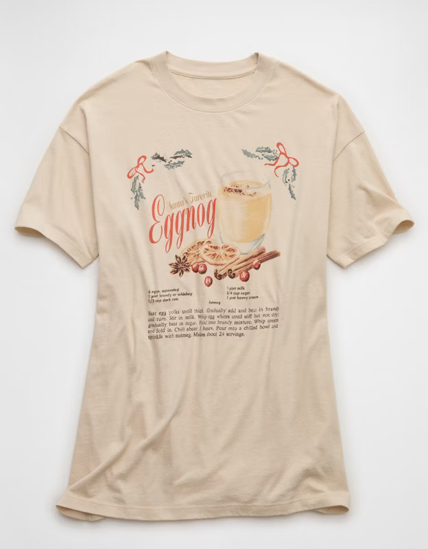 AE Christmas Relaxed Graphic T-Shirt | American Eagle Outfitters (US & CA)