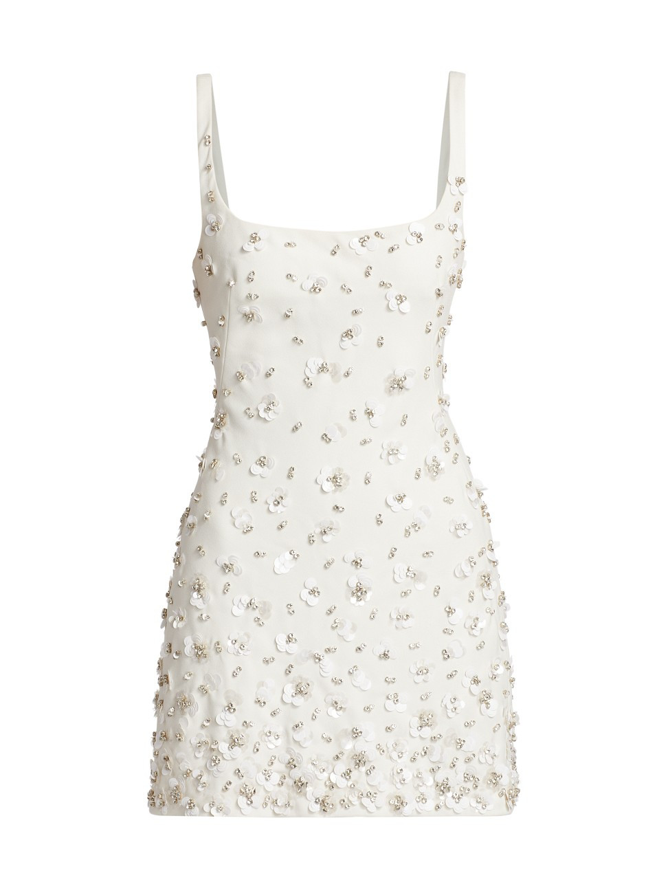 Women's Ziva Embellished Fit & Flare Minidress - Ivory - Size 10 | Saks Fifth Avenue
