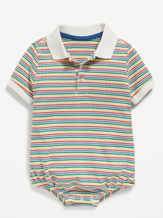 Short-Sleeve Polo One-Piece for Baby | Old Navy (US)