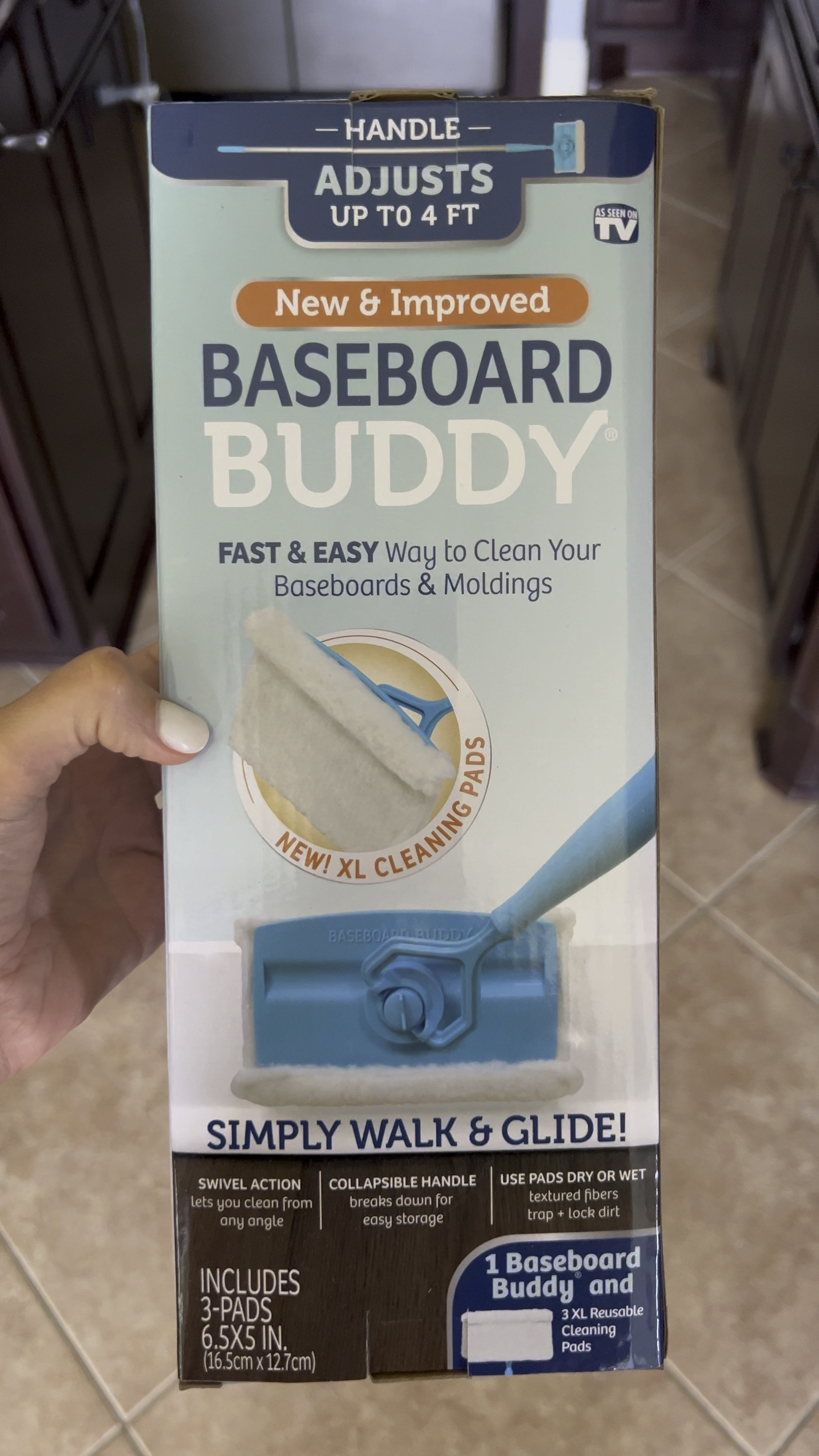 Cleaning hack, home cleaning, baseboard cleaning, baseboard buddy, cleaning supplies, cleaning tools, home reset, clean home, baseboard cleaner

#LTKunder50 #LTKhome #LTKfamily