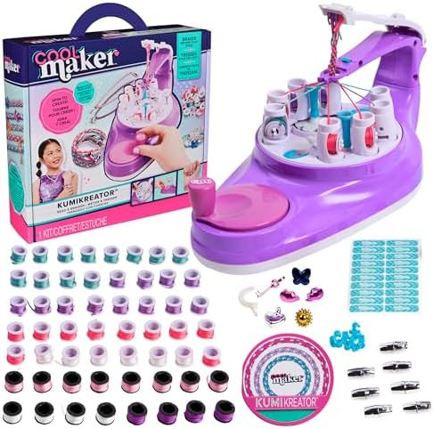 Cool Maker, KumiKreator Bead & Braider Friendship Necklace & Bracelet Making Kit (Packaging May V... | Amazon (US)