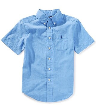 Polo Ralph Lauren Big Boys 8-20 Short Sleeve Seersucker Shirt | Dillard's | Dillard's