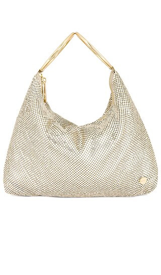 Shar Mesh Convertible Bag in Gold | Revolve Clothing (Global)