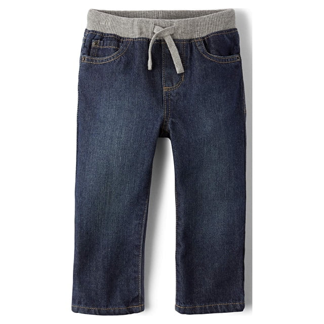 The Children's Place Baby Boys Straight Fit Denim Jeans, Sizes 6M-5T | Walmart (US)