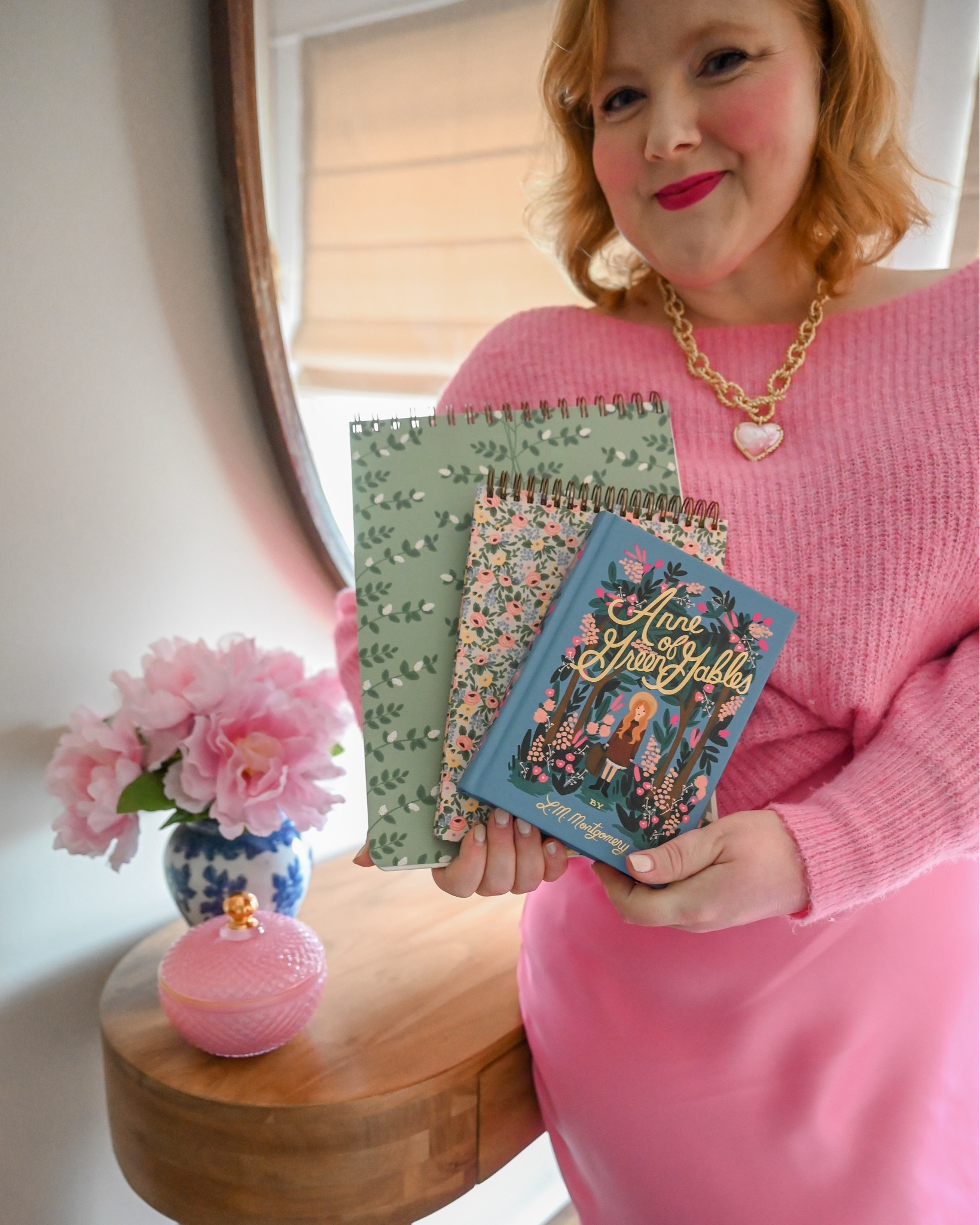 Romanticizing the winter season with a haul of goodies I ordered myself from @riflepaperco after Christmas:

1️⃣A box of beautiful cards to write thank you notes for Christmas. Thank yous for gifts, thank yous for invitations to gatherings, and thank yous for festive outings and wonderful memories together. Writing thank yous requires me to stop and sit with my gratitude instead of my anxiety. 

2️⃣A new weekly desk planner for keeping on top of work, chores, and hobby projects. Keeping myself organized keeps me centered, motivated, and productive (which can be difficult as the seasonal depression bears down).

3️⃣A new notebook for tackling to-do lists, sketching out my dreams for our garden, and journaling in the mornings. It gives me a space to be reflective and creative while making room for new dreams and ideas.

4️⃣A new book for my book stack. In this case, revising a favorite story for childhood to reread as an adult. My grandmother and I would listen to Anne of Green Gables on cassette and then watch the 1985 version on VHS together. The character of Anne was a role model to me as a child. The story makes me nostalgic and sentimental for my childhood and grandparents. And I’m excited to revisit this world and these memories.

If the winter blues are getting you down, there are so many little comfort rituals you can turn to. Writing letters can help you feel appreciative and connected. Journaling can help you unpack your feelings. A planner can help you get organized and clear up some of that mental clutter and anxiety. And a new book can offer a whole host of remedies: escapism, adventure, good company, possibility… 


#LTKdayinmylife #LTKSeasonal #LTKselfcare