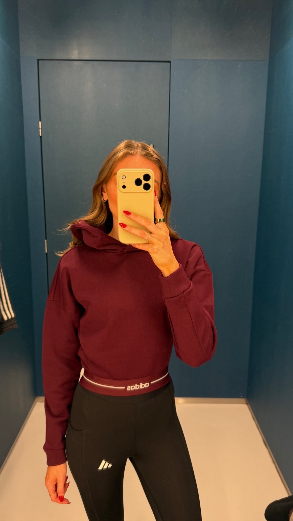 XS in the hoodie
XS in the black leggings

AD. @ADIDAS #CREATEDWITHADIDAS