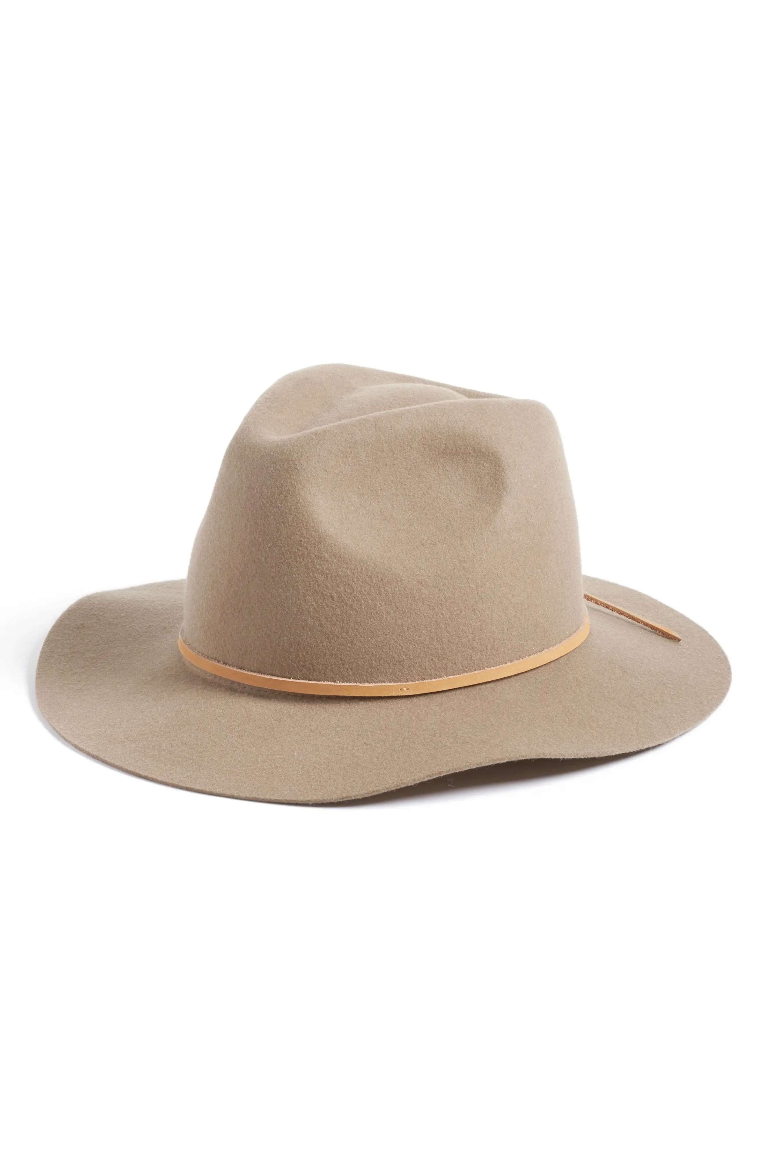 Women's Brixton 'Wesley' Wool Fedora - Brown | Nordstrom