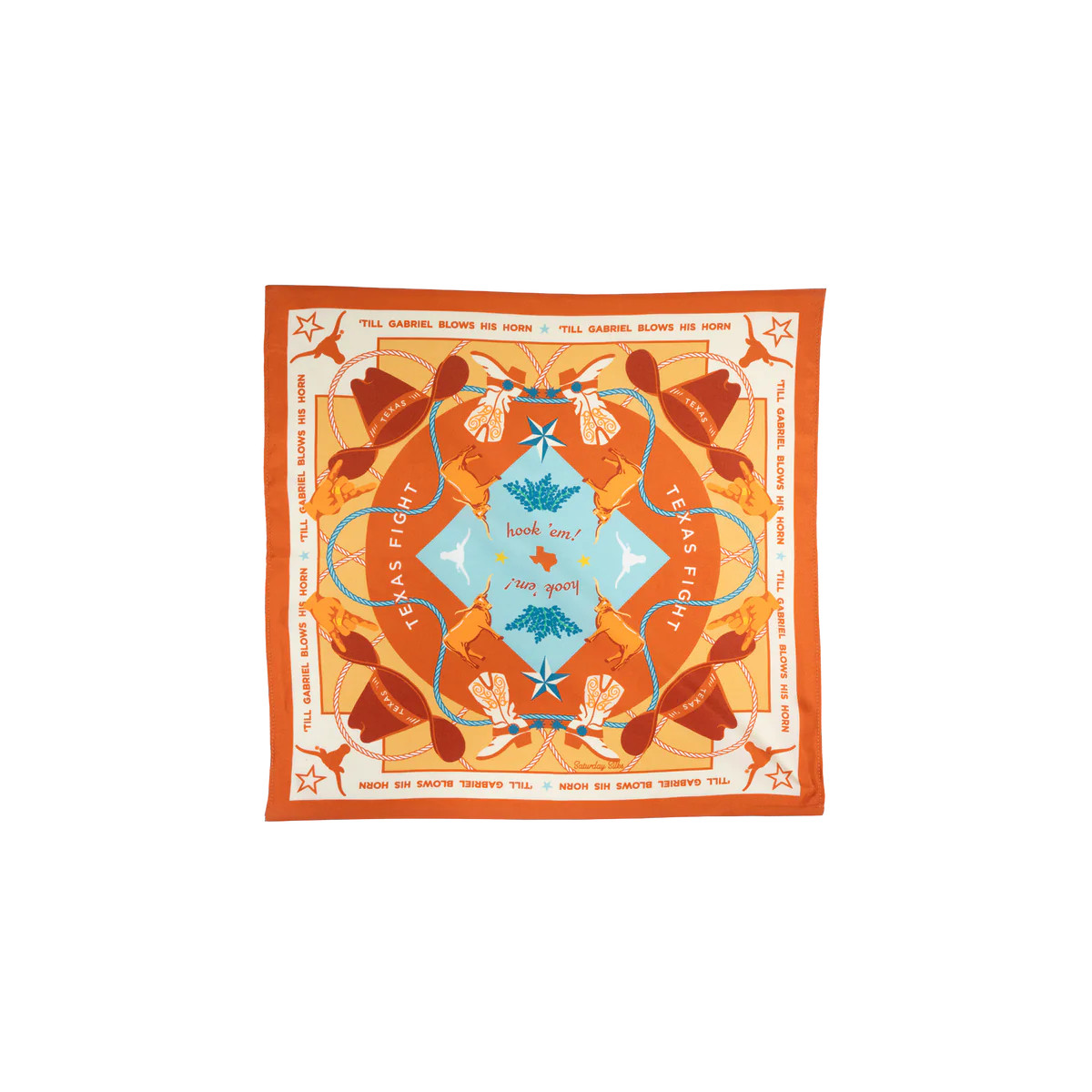 Texas Longhorns Pocket Scarf | Saturday Silks