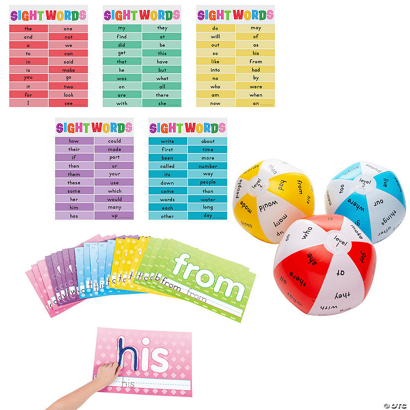Elementary Classroom Sight Words Language Learning Kit - 42 Pc. | Oriental Trading Company