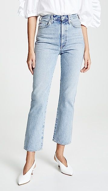 High Rise Kick Pinch Waist Jeans | Shopbop