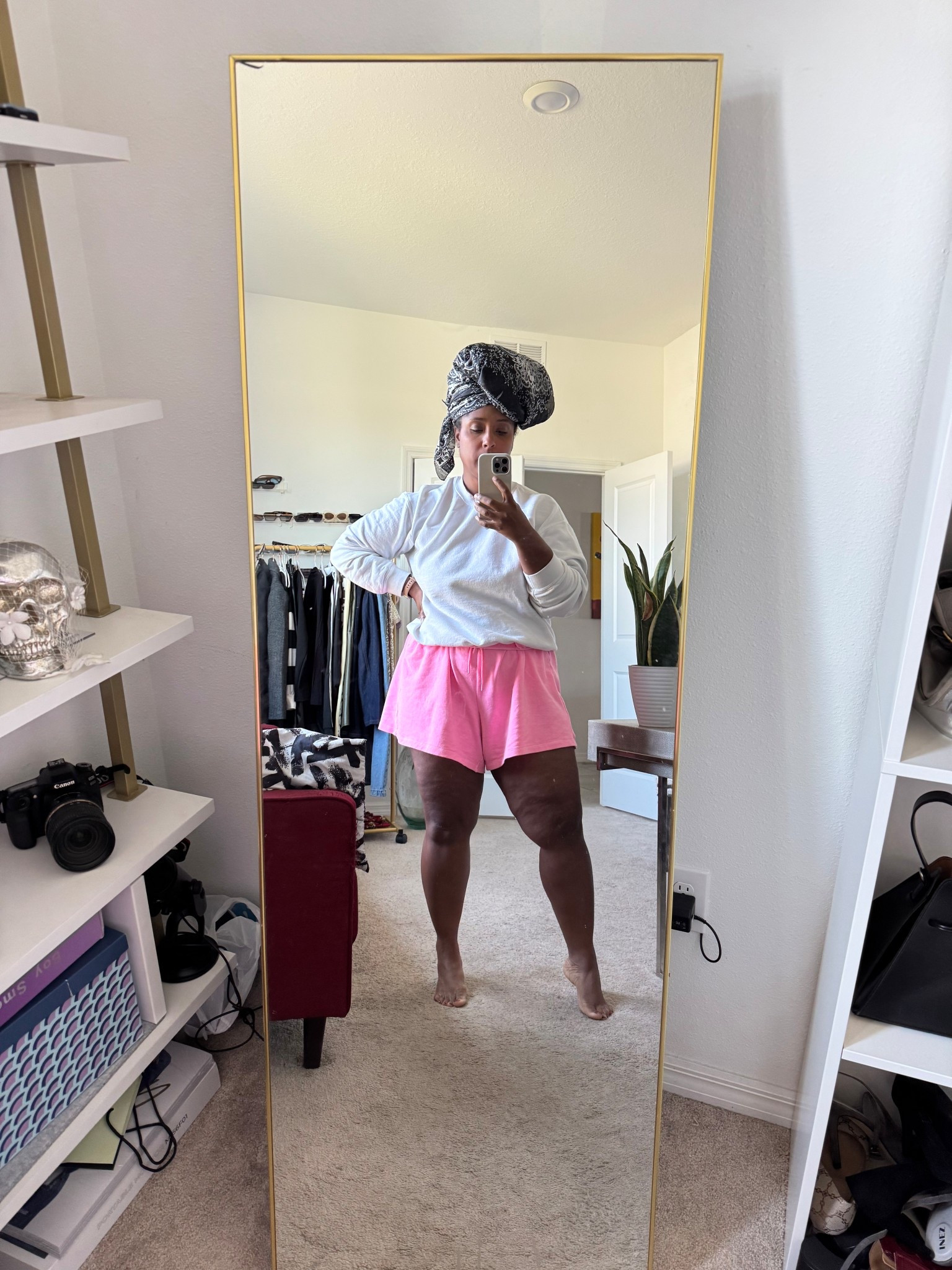Super comfy leisure shorts for thick thighs  